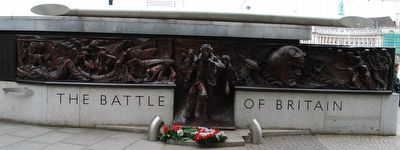 The Battle of Britain Memorial Marker. Click for full size. The Battle of Britain Memorial Marker image. Click for full size.