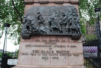The Black Watch Monument Marker - Inscription image. Click for full size.
