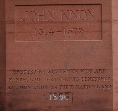 John Knox Statue Marker image. Click for full size.