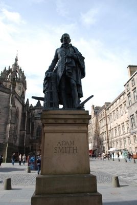 Adam Smith Statue Marker image. Click for full size.