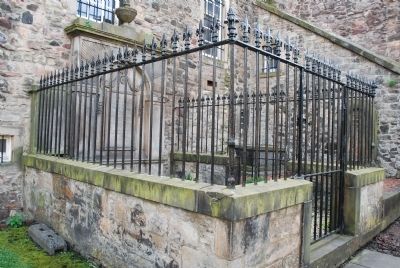 Adam Smith Grave Side View image. Click for full size.