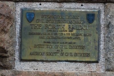 The Forth Rail Bridge Marker. Click for full size. The Forth Rail Bridge Marker image. Click for full size.