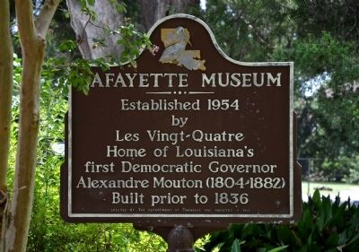 Lafayette Museum Marker image. Click for full size.