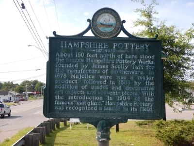 Hampshire Pottery Marker image. Click for full size.