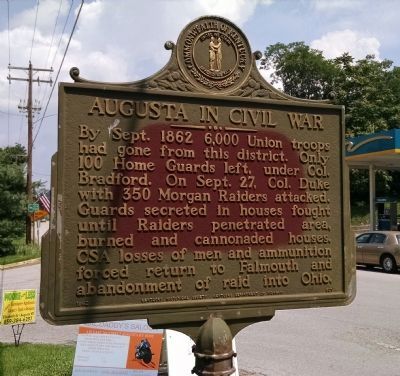 Augusta In Civil War Marker image. Click for full size.