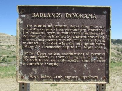 Badlands Panorama Marker image. Click for full size.
