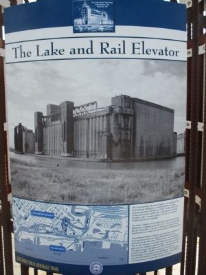The Lake and Rail Elevator Marker image. Click for full size.