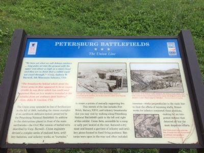 Petersburg Battlefields Marker image. Click for full size.