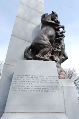 Battle of Nashville Monument Marker image. Click for full size.