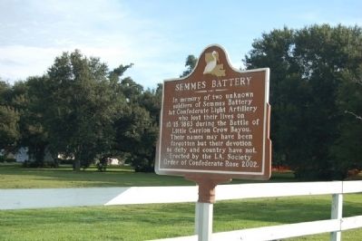 Semmes Battery Marker image. Click for full size.