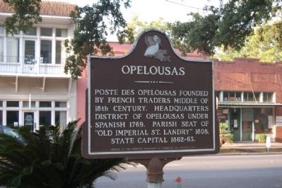 Opelousas Marker image. Click for full size.
