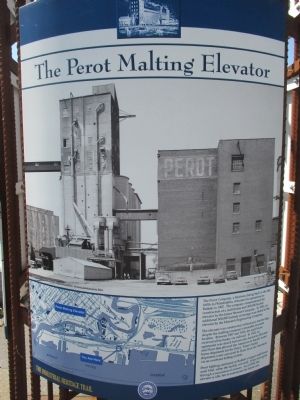 The Perot Malting Elevator Marker image. Click for full size.