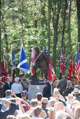 General Patrick R. Cleburne Memorial Unveiling. Click for full size. General Patrick R. Cleburne Memorial Unveiling image. Click for full size.