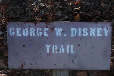 George Disney's Grave Trail Marker image. Click for full size.