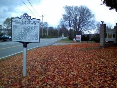 Battle of Mossy Creek Marker image. Click for full size.