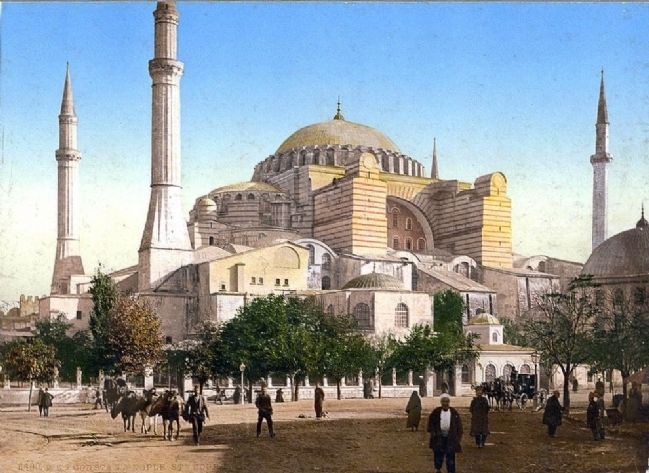 <i>The Mosque of St. Sophia, Constantinople, Turkey</i>. Click for full size. <i>The Mosque of St. Sophia, Constantinople, Turkey</i> image. Click for full size.