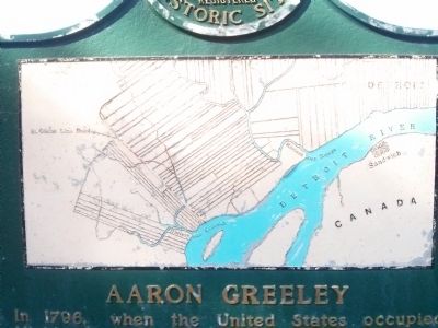 Aaron Greeley / St Cosme Line Road Marker image. Click for full size.