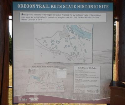 Oregon Trail Ruts State Historic Site panel image. Click for full size.
