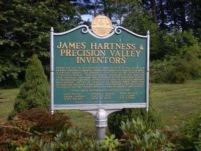 James Hartness & Precision Valley Inventors Marker image. Click for full size.