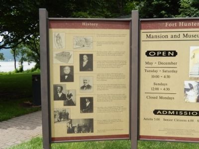 Fort Hunter History Marker. Click for full size. Fort Hunter History Marker image. Click for full size.