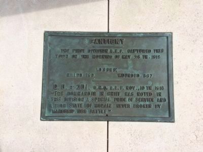 First U.S. Division Marker image. Click for full size.