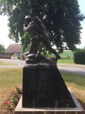 28th Infantry Regiment Monument Marker - French Side image. Click for full size.