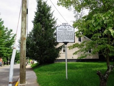 Josephine City Marker. Click for full size. Josephine City Marker image. Click for full size.