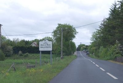 Ballymote Town Sign image. Click for full size.