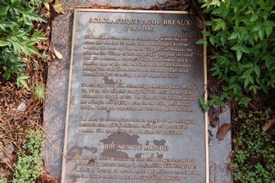 Scholastique Picou Breaux Marker. Click for full size. Scholastique Picou Breaux Marker image. Click for full size.
