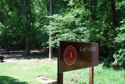 Lee's Hill Marker image. Click for full size.