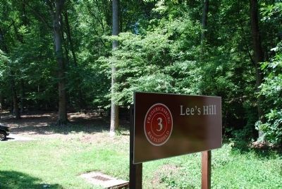 The Battle of Fredericksburg from Lee's Hill Marker. Click for full size. The Battle of Fredericksburg from Lee's Hill Marker image. Click for full size.