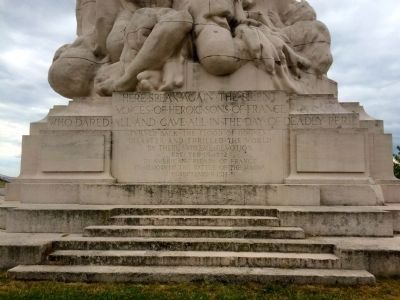Battle of the Marne American Monument - English Side image. Click for full size.