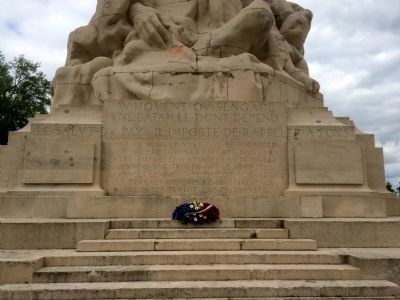 Battle of the Marne American Monument - French Side. Click for full size. Battle of the Marne American Monument - French Side image. Click for full size.