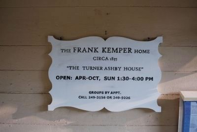 The Frank Kemper House Marker image. Click for full size.