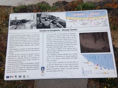 Omaha la Sanglante - <i>Bloody Omaha</i> Marker image. Click for full size.