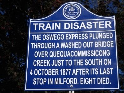 Train Disaster Marker. Click for full size. Train Disaster Marker image. Click for full size.