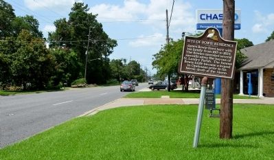 Site of Bowie Residence Historical Marker. Click for full size. Site of Bowie Residence Historical Marker image. Click for full size.