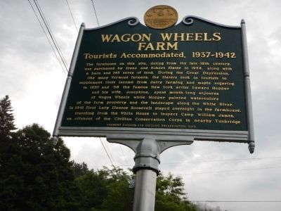 Wagon Wheels Farm Marker image. Click for full size.