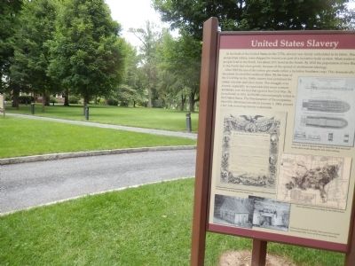 United States Slavery Marker. Click for full size. United States Slavery Marker image. Click for full size.