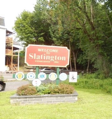 Welcome to Slatington established 1864 image. Click for full size.