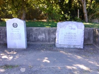 The Dawson Massacre Marker image. Click for full size.