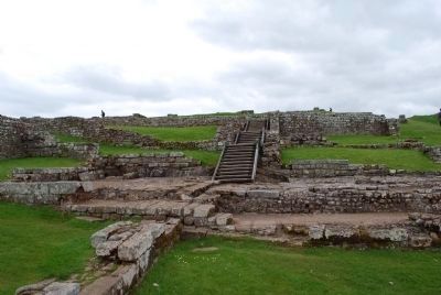 Housesteads Roman Fort looking North image. Click for full size.