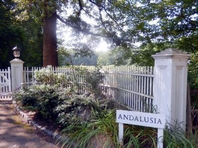 Andalusia-Sign at entrance to Biddle Lane image. Click for full size.