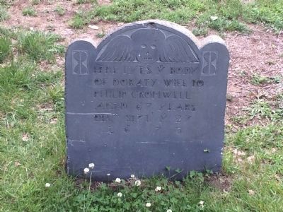 Oldest grave in The Burying Point. Click for full size. Oldest grave in The Burying Point image. Click for full size.