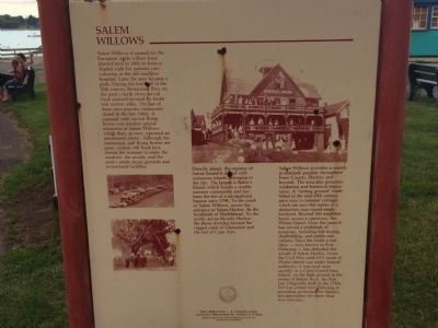 Salem Willows Marker image. Click for full size.