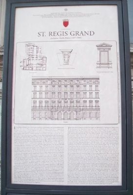 St. Regis Grand Marker image. Click for full size.
