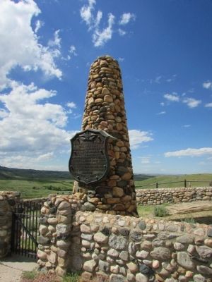 Fetterman Massacre Memorial Marker. Click for full size. Fetterman Massacre Memorial Marker image. Click for full size.