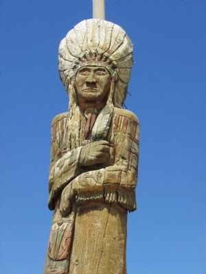 Closeup of Chief Plenty Coups. Click for full size. Closeup of Chief Plenty Coups image. Click for full size.