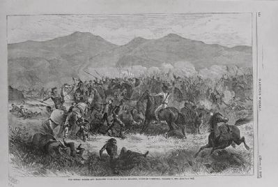 <i>The Indian Battle and Massacre Near Fort Philip Kearney, Dacotah Territory, December 21, 1866</i> image. Click for full size.