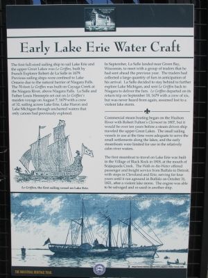 Early Lake Erie Water Craft Marker. Click for full size. Early Lake Erie Water Craft Marker image. Click for full size.